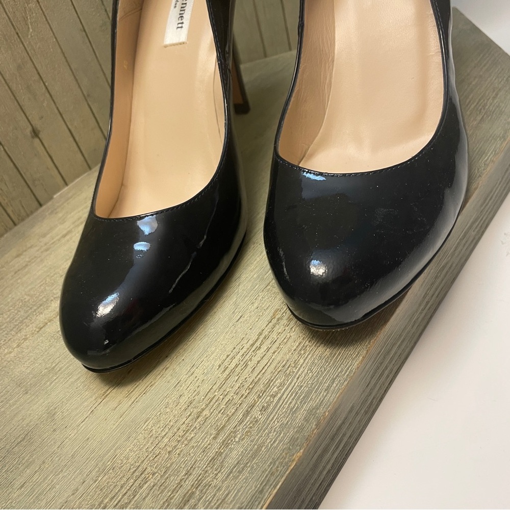 Flawless & Elegant LK Bennett Black Patent Leather Pumps 40 - Picture 5 of 10